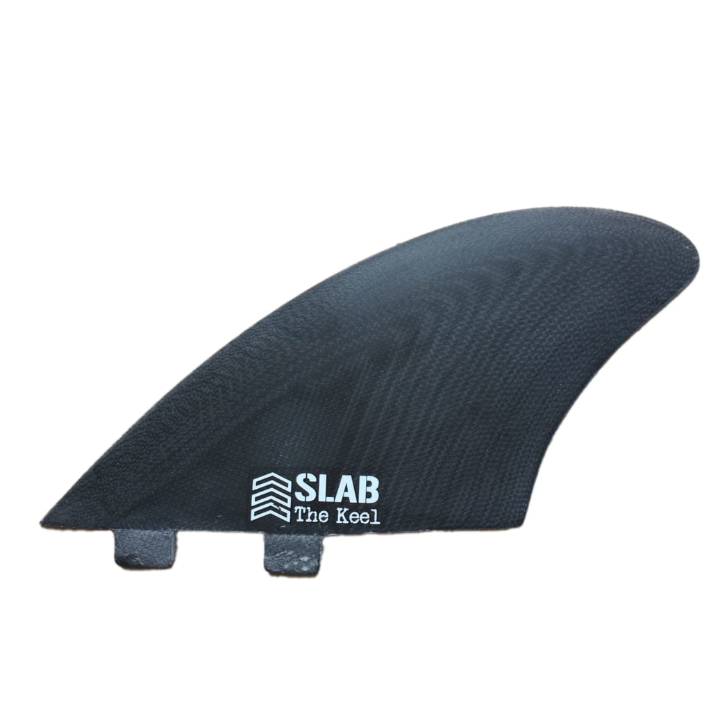 SLAB TWIN THE KEEL Retro Fish fins - Black - FCS
