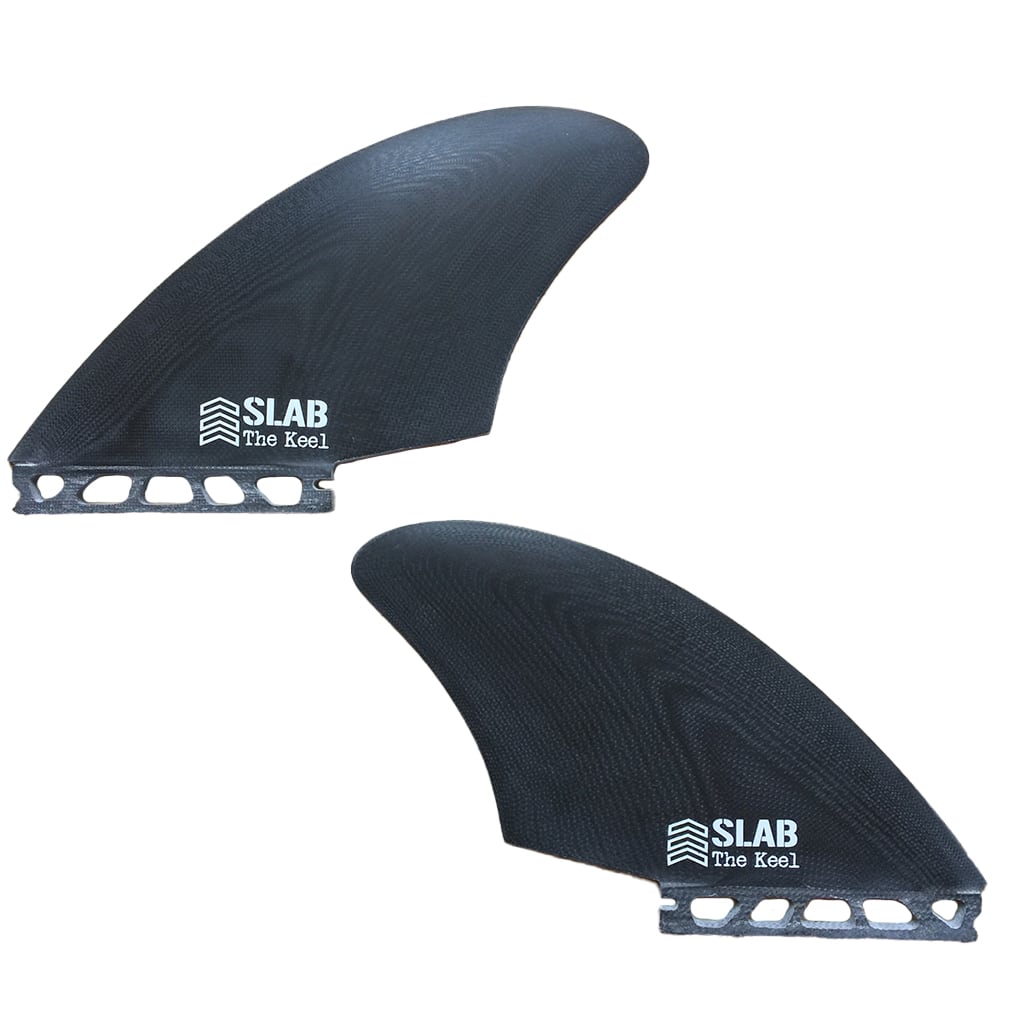 Quillas SLAB TWIN THE KEEL Retro Fish - Black - Futures