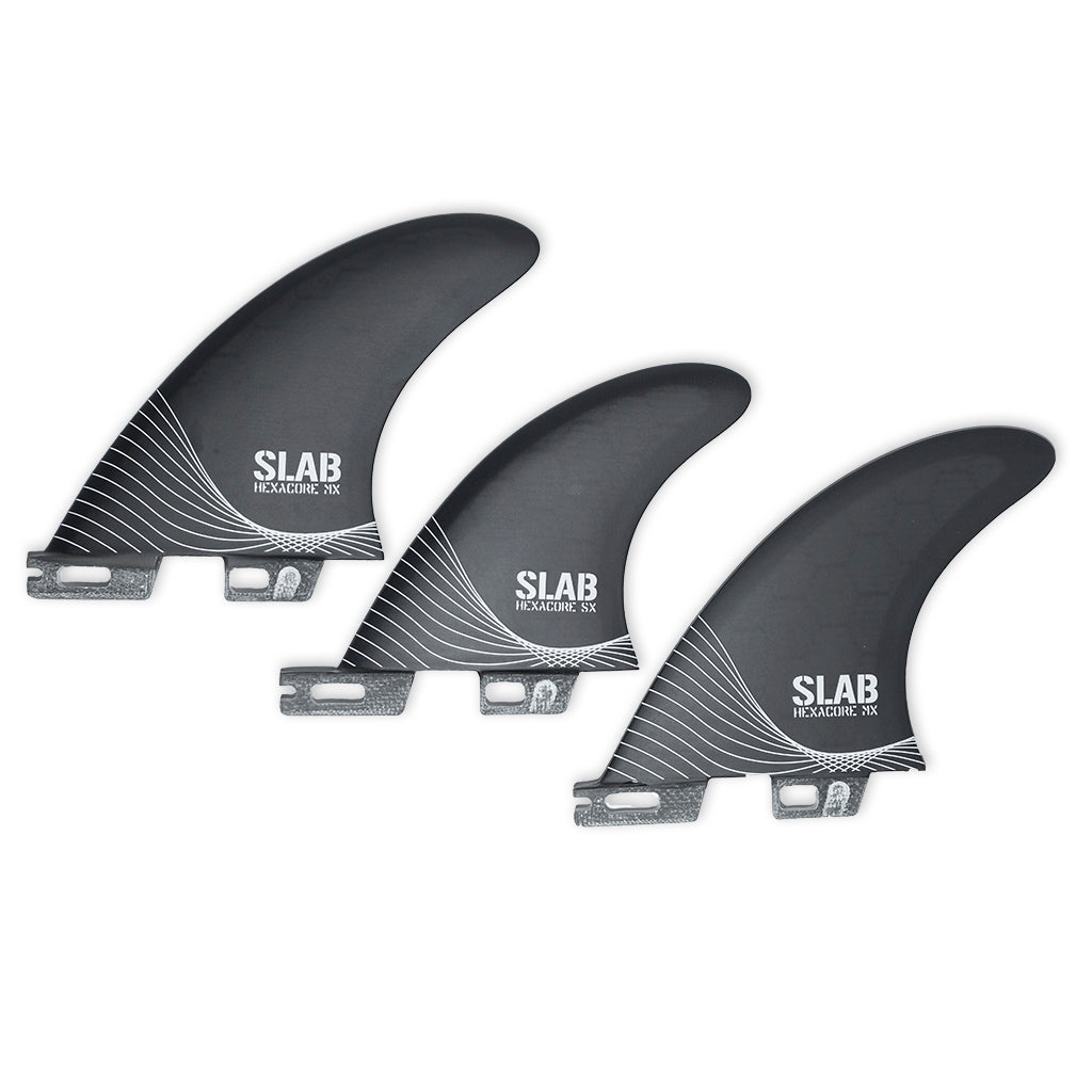 Quillas SLAB FIVE FINS ONDA - Black - 2 Tabs Clic