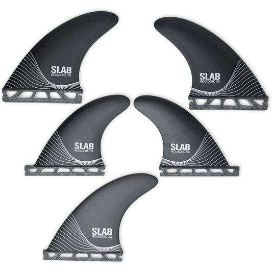 Quillas SLAB FIVE FINS ONDA - Black - Futures