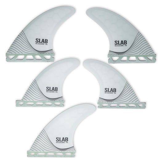 Quillas SLAB FIVE FINS ONDA - White - Futures