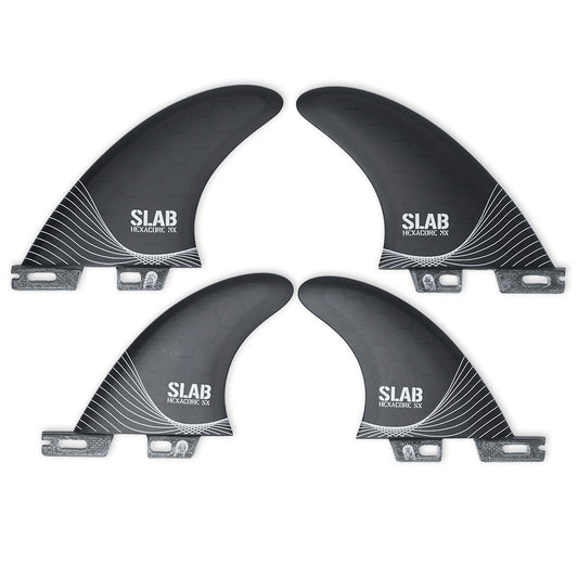 Quillas SLAB QUAD FINS ONDA - Black - 2Tabs Clic