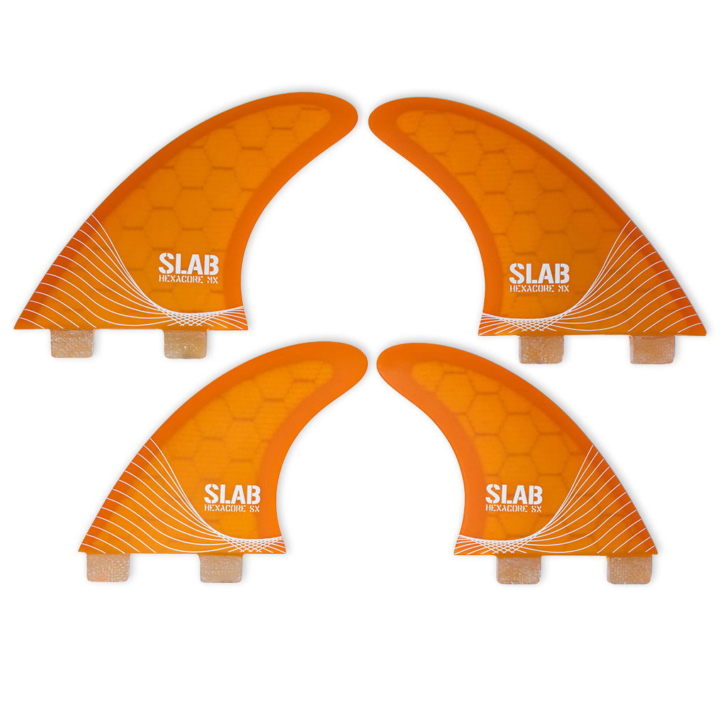 Quillas SLAB QUAD FINS ONDA - Orange - FCS
