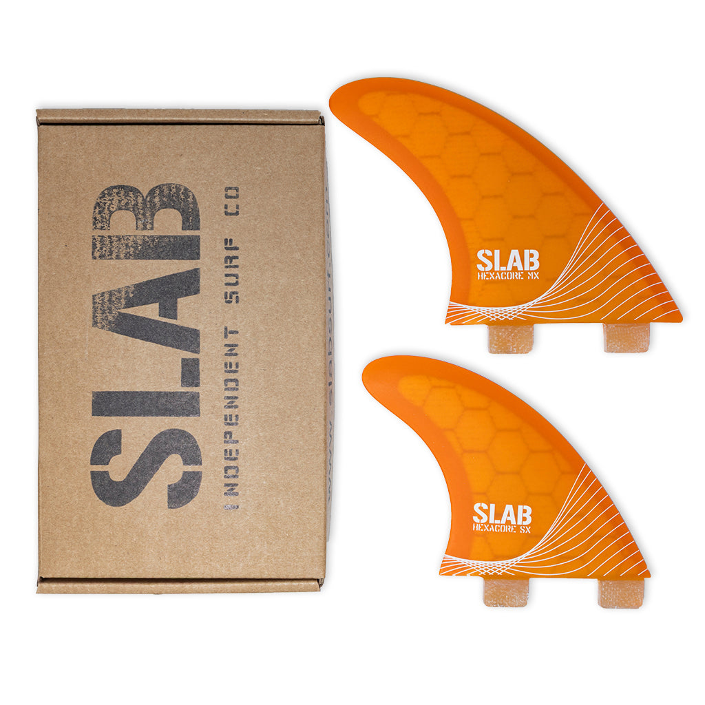 Quillas SLAB QUAD FINS ONDA - Orange - FCS