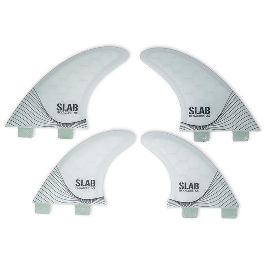 Quillas SLAB QUAD FINS ONDA - White - FCS