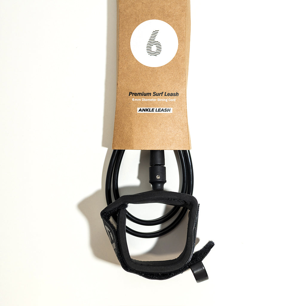 LEASH SLAB COMP 6'0 x 6mm - Black