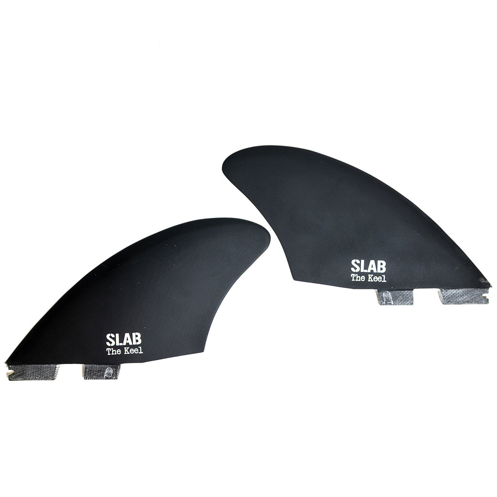 Quillas SLAB TWIN THE KEEL Retro Fish - Black - 2 Tabs Clic