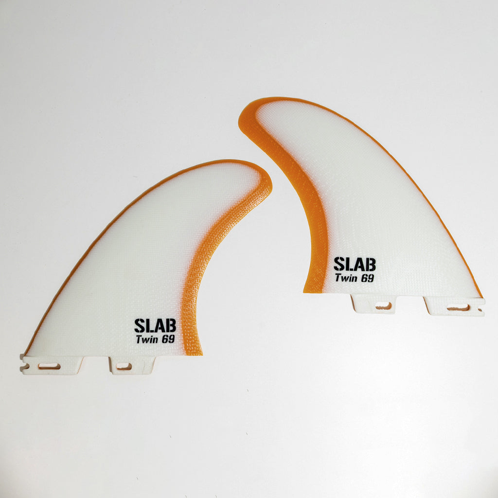 Quillas SLAB Twins 69 M.R. - White/Amber - 2 Tabs Clic
