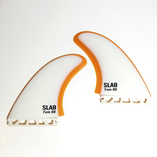 Quillas SLAB Twins 69 M.R. - White/Amber - Futures