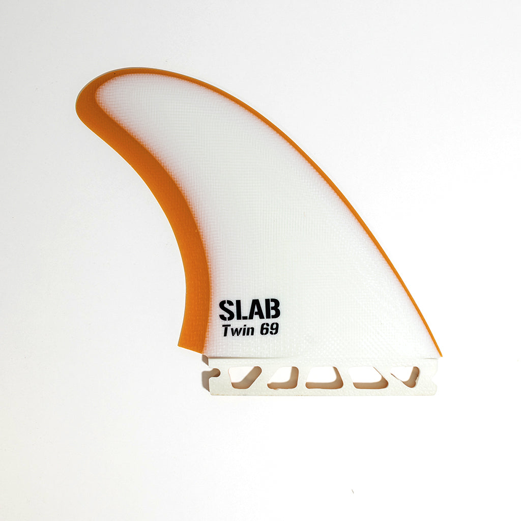 Quillas SLAB Twins 69 M.R. - White/Amber - Futures