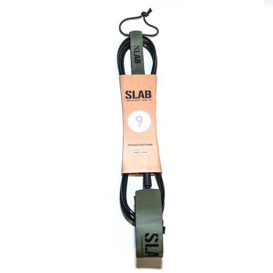 LEASH SLAB COMP KNEE 9'0 x 7mm - Army/Black