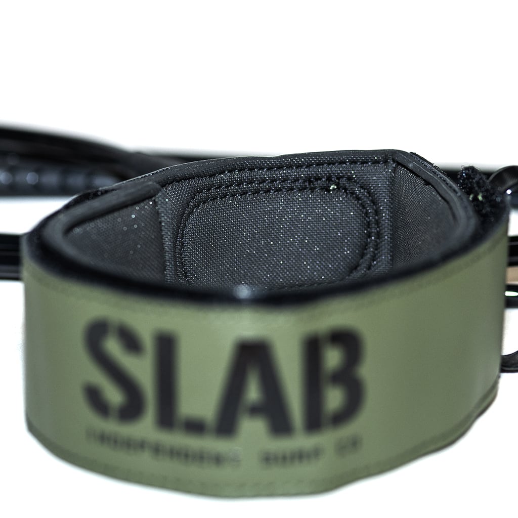 LEASH SLAB COMP KNEE 9'0 x 7mm - Army/Black