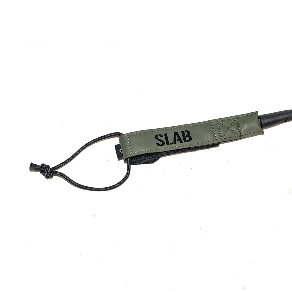 LEASH SLAB COMP KNEE 9'0 x 7mm - Army/Black