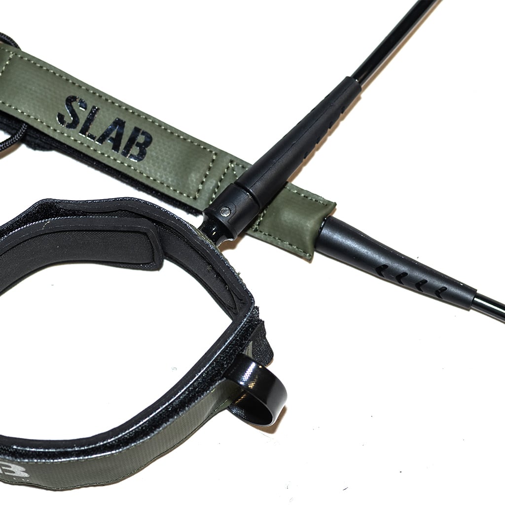 LEASH SLAB COMP KNEE 9'0 x 7mm - Army/Black
